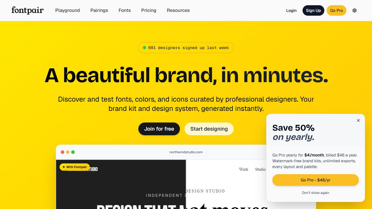 www.fontpair.co 截图