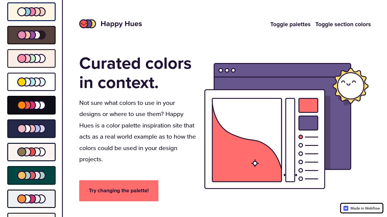 www.happyhues.co 截图